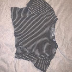 💗STRIPED CROP TOP